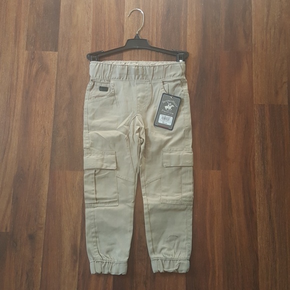 Polo cargo pants boys size 4 NWT - Picture 1 of 3